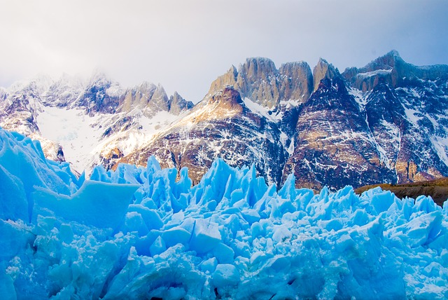 glacier Torres del Paine au Chili